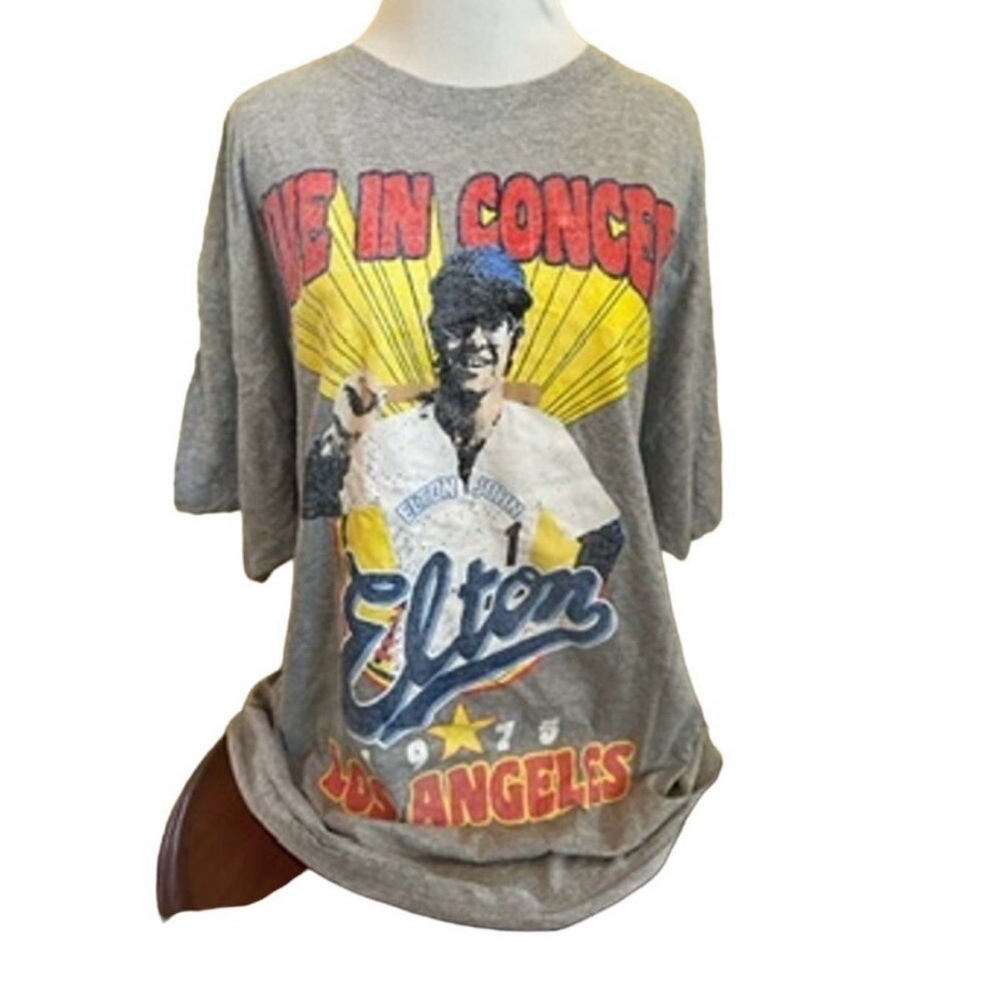 Vintage Elton John concert shirt.